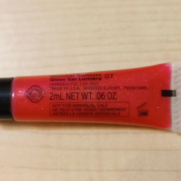 Shiseido Mini Shimmer Red Gel Lip Gloss Balm - Picture 7 of 7